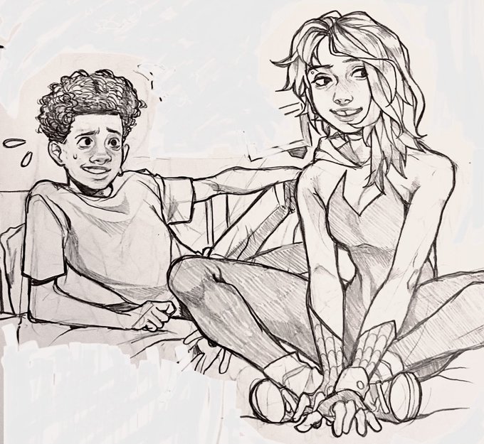 i missed them so much #MilesMorales #GwenStacy #acrossthespiderverse #SpiderVerse #IntoTheSpiderVerse2 