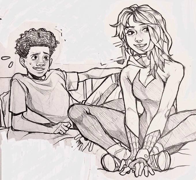 i missed them so much #MilesMorales #GwenStacy #acrossthespiderverse #SpiderVerse #IntoTheSpiderVerse2 