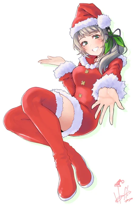 #みなさん去年の今頃はどんな絵描いてましたか 
#雛見沢くるみ
コラボケーキ用に描いたサンタ学院長です😏🧑‍🎄🎂(襲い来る年末感) 