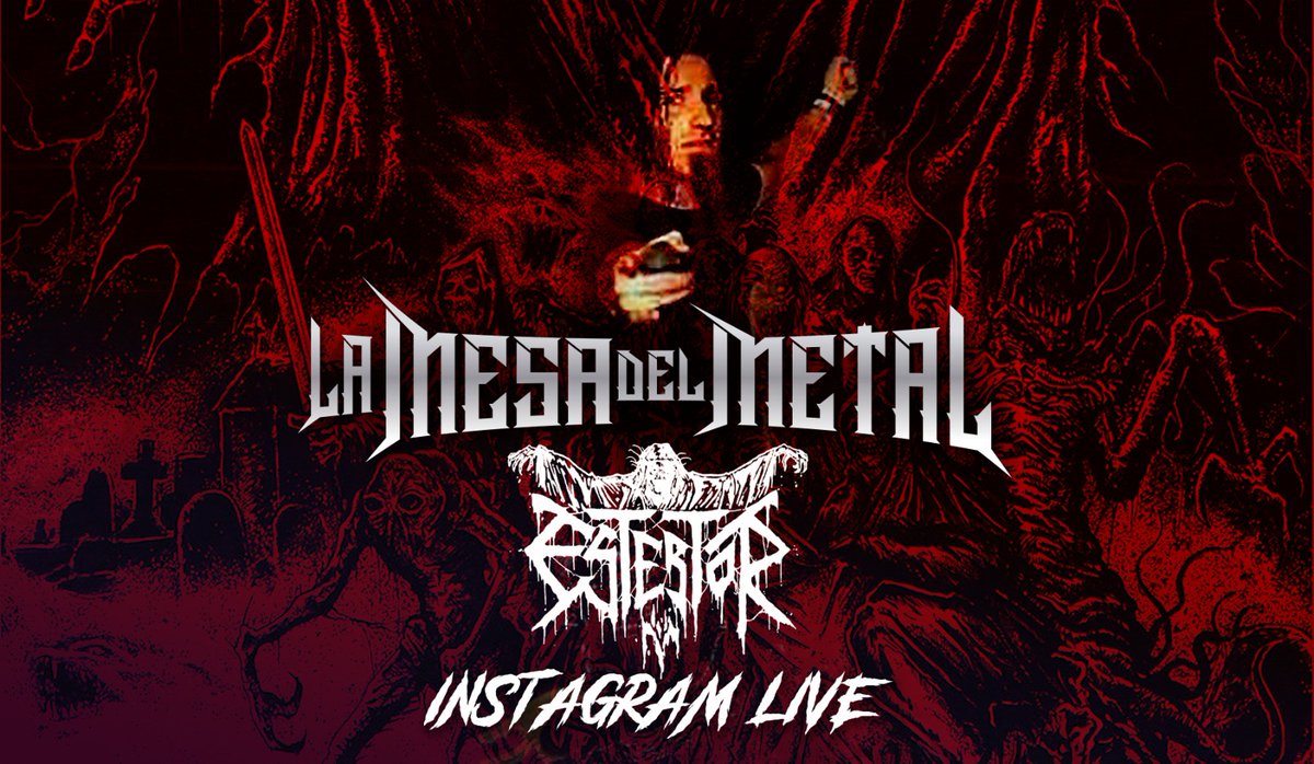LaMesadelMetal's tweet photo. Hablamos con Edu Jiménez de #estertor desde Barcelona al mundo
🤘🏻🔥 buena oportunidad para conocer a la banda y su música
https://t.co/jgvRXIrjke https://t.co/KlfMPSr3ke