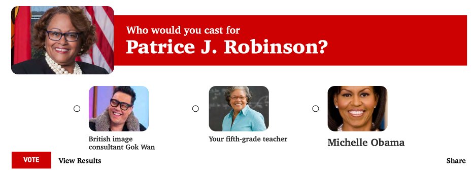 SignatureAd's tweet photo. We’re casting Memphis City Council: The Movie – who would you pick to play @councilwomanpjr? Vote now: https://t.co/deAuXsFlIF #MemphisCityCouncilTheMovie https://t.co/DvBNBsmgzY