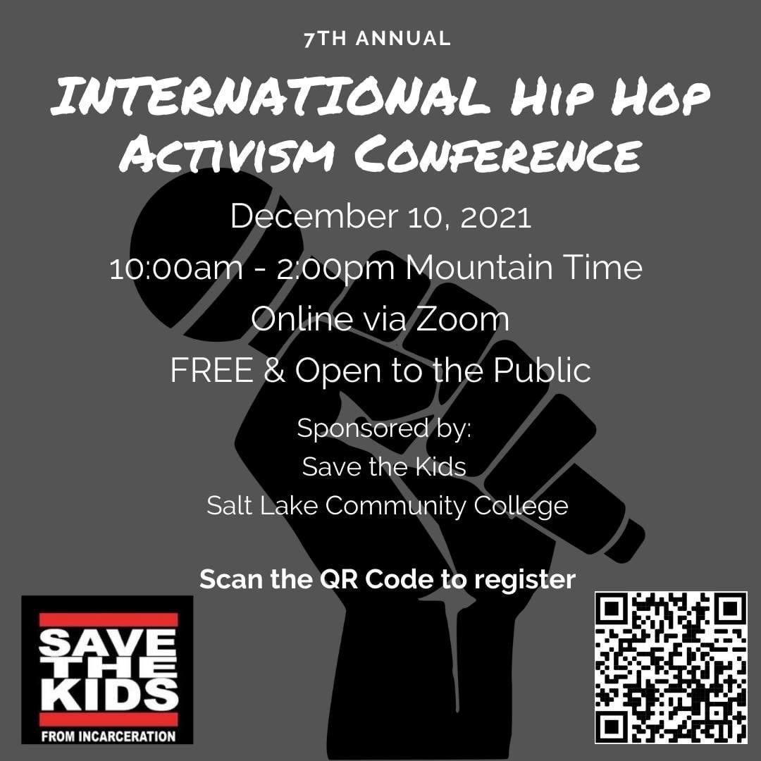 IQemcee's tweet photo. This Friday December 10th! 
10am-2pm Mountain Time
FREE &amp; Open to the Public 

Register: https://t.co/sPkdlBiH3i 

View schedule and presenter info: https://t.co/sm4JCirwMr

#hiphop #hiphopactivism #hiphoppedagogy #noyouthinprison #savethekids #savethekidsfromincarceration https://t.co/n2R4F3swcQ
