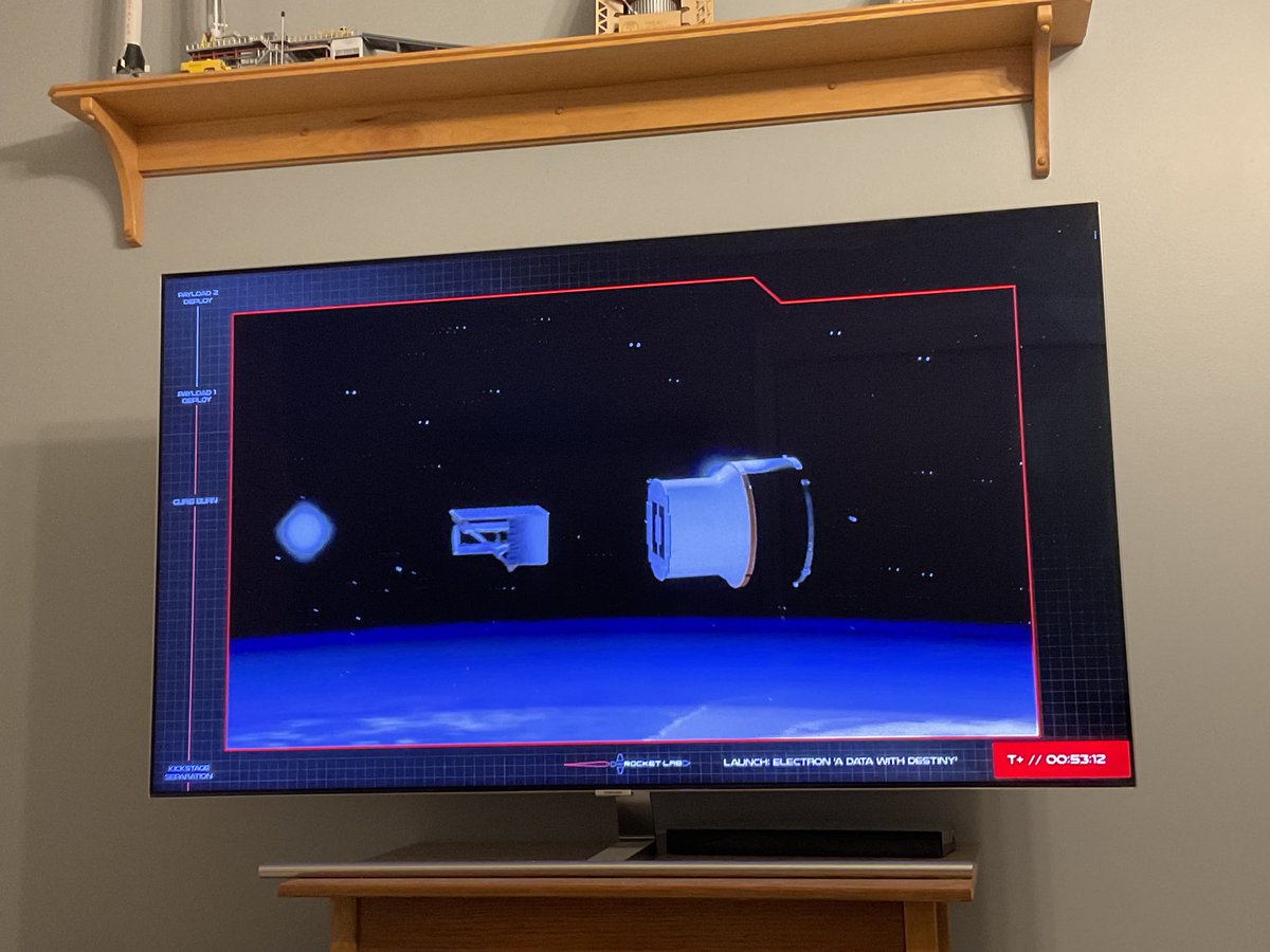 Bubbinski's tweet photo. First satellite deployed #ADataWithDestiny https://t.co/24NHp7sM43