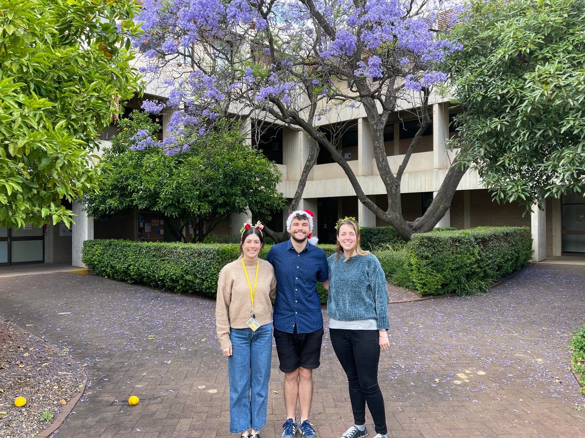 EllulBen's tweet photo. What a successful start up at @Flinders for ARC Data Collecting in a truly festive way 🎄 Such a joy to share this research with some truly remarkable researchers @RobyndaSilva9 &amp; @BrittanyDChild #teamflinders Super keen to continue to work with this incredible team 🎉 https://t.co/ZNdSdrPYM2
