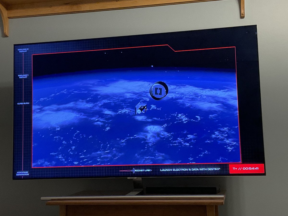 Bubbinski's tweet photo. Successful 2nd BlackSky satellite deployment. Mission complete. #ADataWithDestiny https://t.co/1PHWBjChpD