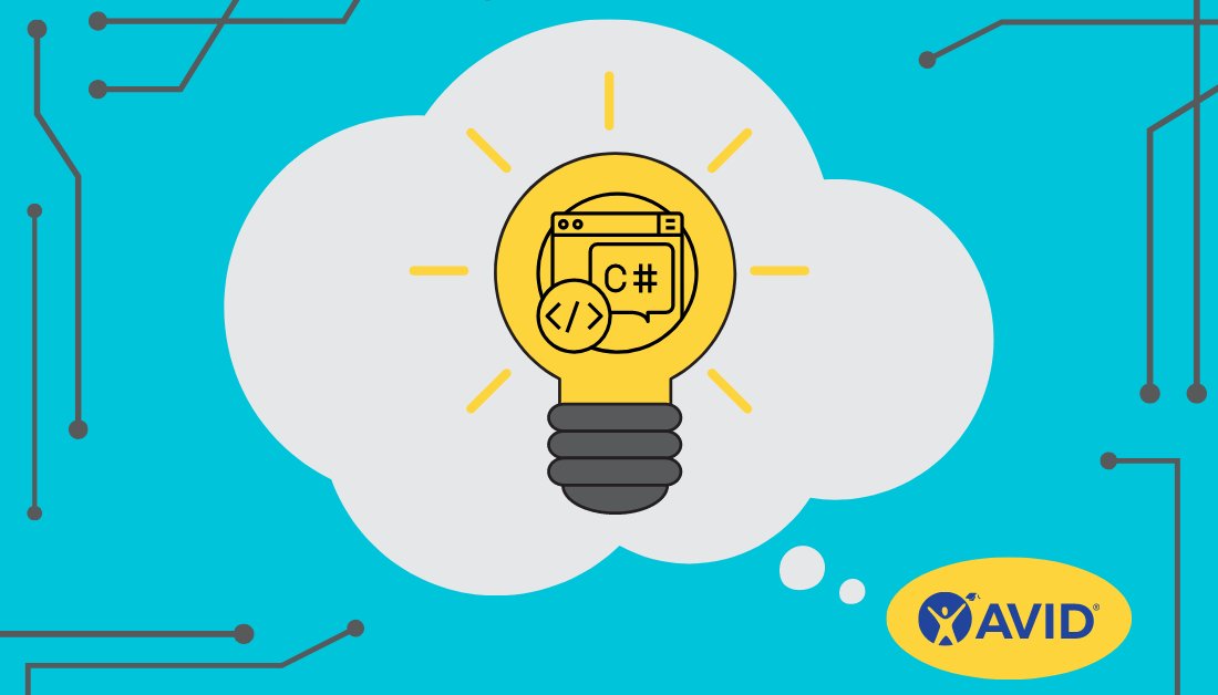 AVID4College's tweet image. Never heard of computational thinking? What better time than national #CSEdWeek2021 to check out some of the tools used in classrooms around the country at AVID Open Access: bit.ly/3rZ4k4I.
 #CSForAll #ComputerScience