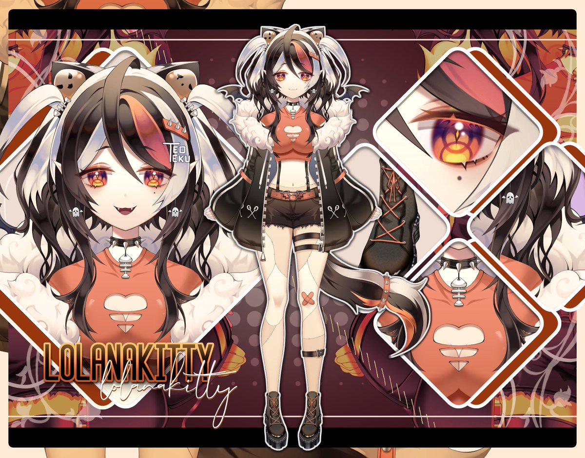 【Live2d/Vtuber Model Art Showcase】
We have an adorable new kitty in town!