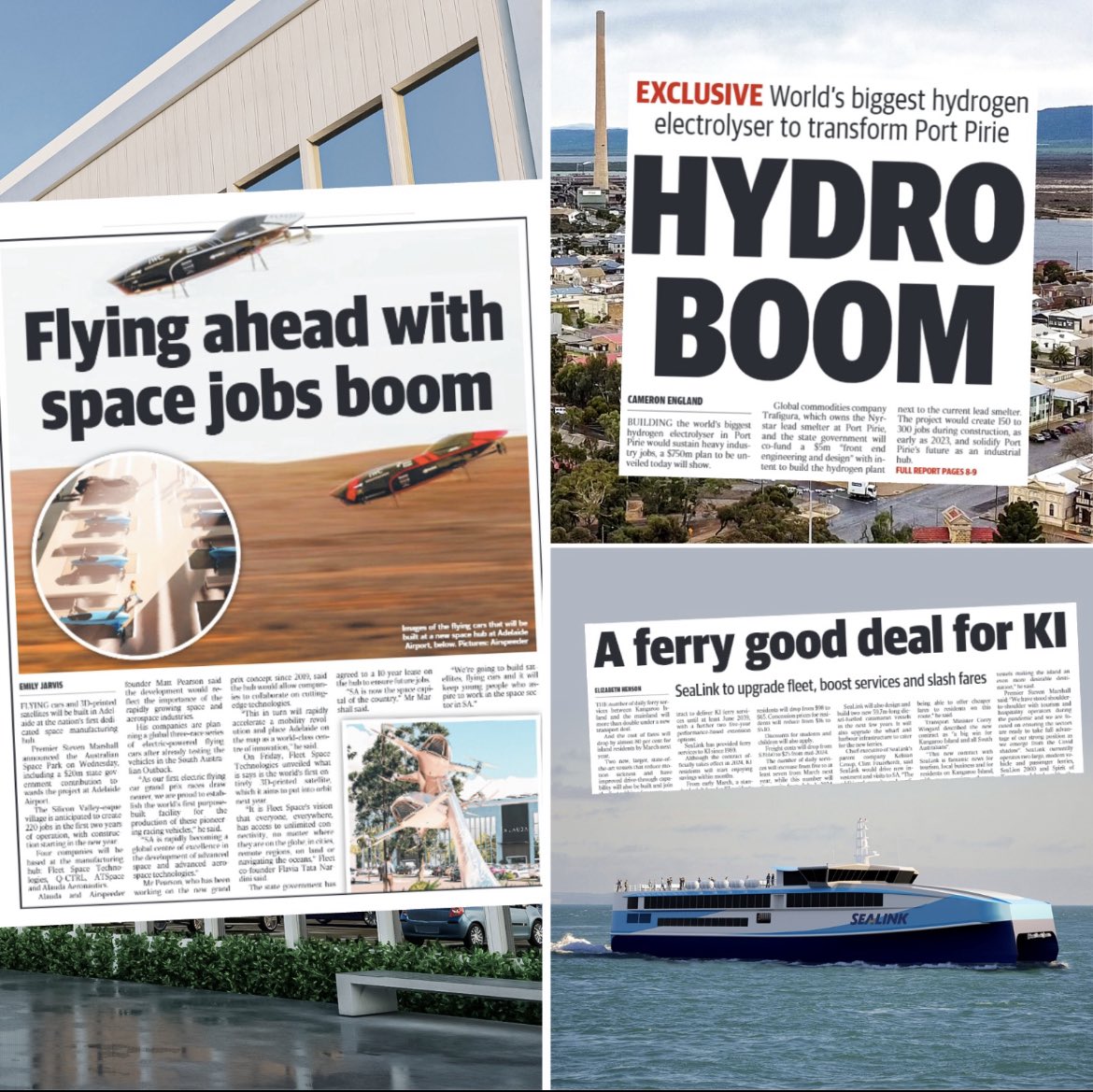 The Marshall Liberal Government has done more for South Australians in just the past 24 hours than Labor could ever dream of. #delivering