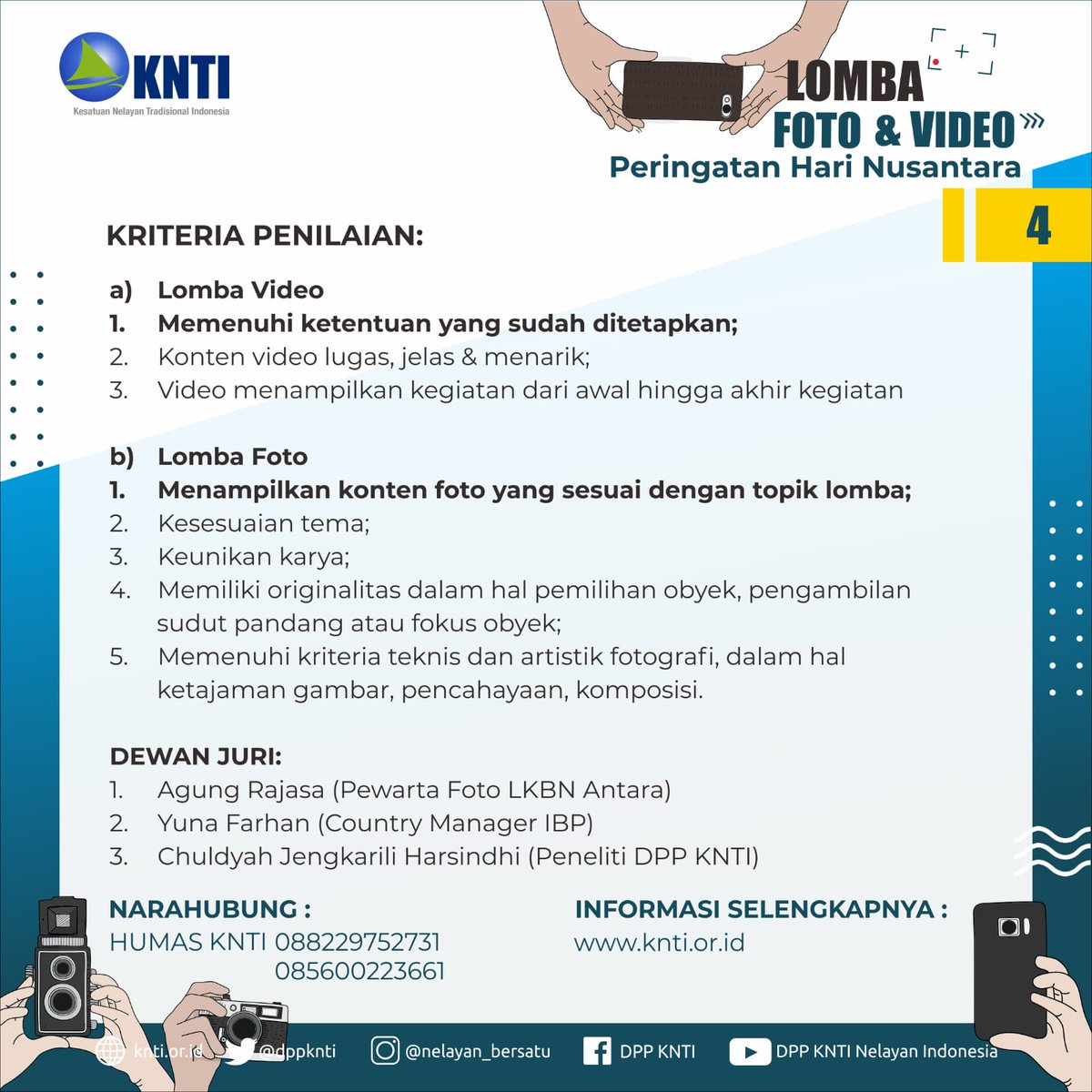 Sobat Wisata yuk ikutan Lomba foto dan video Peringatan HARI NUSANTARA 2021 #HariNusantara berikut ketentuannya ;
 #JatengGayeng