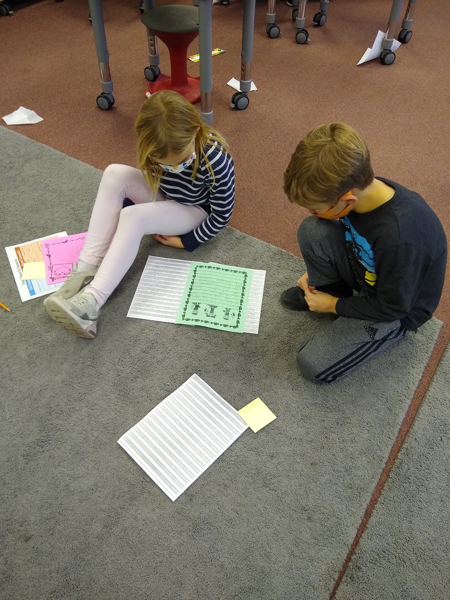 Today Room 202 writers worked with Ms Siegel to learn how to give kind, helpful feedback to peers #d39cheetahs