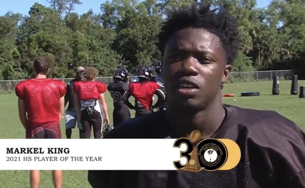 30th ANNUAL LOU GROZA AWARDS 

High School Football Player of the Year: <a href="/kelking561/">Markel “NAILS” King</a> 🏆🥇

<a href="/PBCbroncosFBALL/">PBC Football</a> <a href="/pbcathletics/">Bronco Athletics</a> <a href="/CoachLittles/">Coach Littles</a> <a href="/coachhaston1/">Henry Haston</a> @EliteATF <a href="/coach_abel561/">Coach Abel</a> <a href="/ahmadhaston2/">Ahmad “The Problem” Haston</a> <a href="/_CodySki_/">Cody Wasielewski</a> <a href="/WhitehallAidan/">Aidan Whitehall</a> @MikeKiddd <a href="/TheoDorseyTV/">Theo Dorsey</a> <a href="/ESPNWestPalm/">ESPN WEST PALM (106.3 FM)</a> <a href="/LouGrozaAward/">Lou Groza Award</a> <a href="/OrangeBowl/">Capital One Orange Bowl</a>