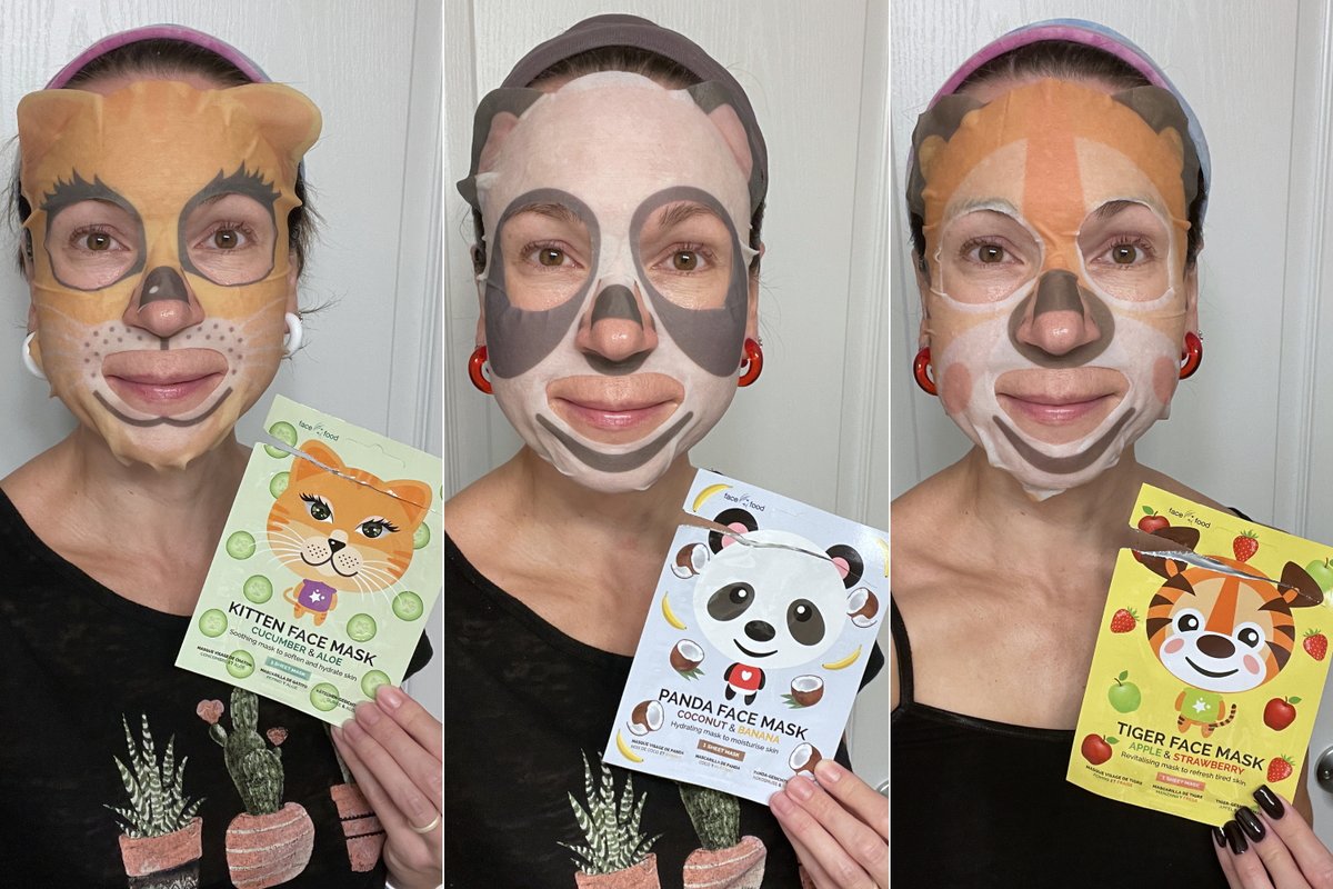 Come see these fun sheet masks from <a href="/Ilove7thHeaven/">7th Heaven</a>  🐱🐼🐯 chantalscorner.ca/2021/12/7th-he… #bbloggersCA
#gifted from <a href="/FarleycoBeauty/">Farleyco Beauty</a> ❤️