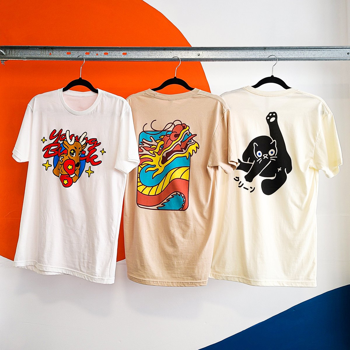 yooohon's tweet photo. I MADE SOME TEES! https://t.co/ApdwMCMgcH https://t.co/oX8efgG8YF