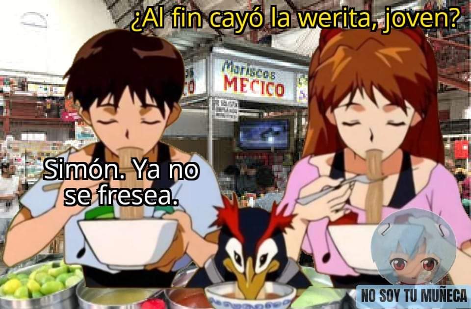 Peyotechicloso's tweet photo. Ya amanso a la werita 🤣🤣🤣 #Evangelion https://t.co/Ezj5g0163G