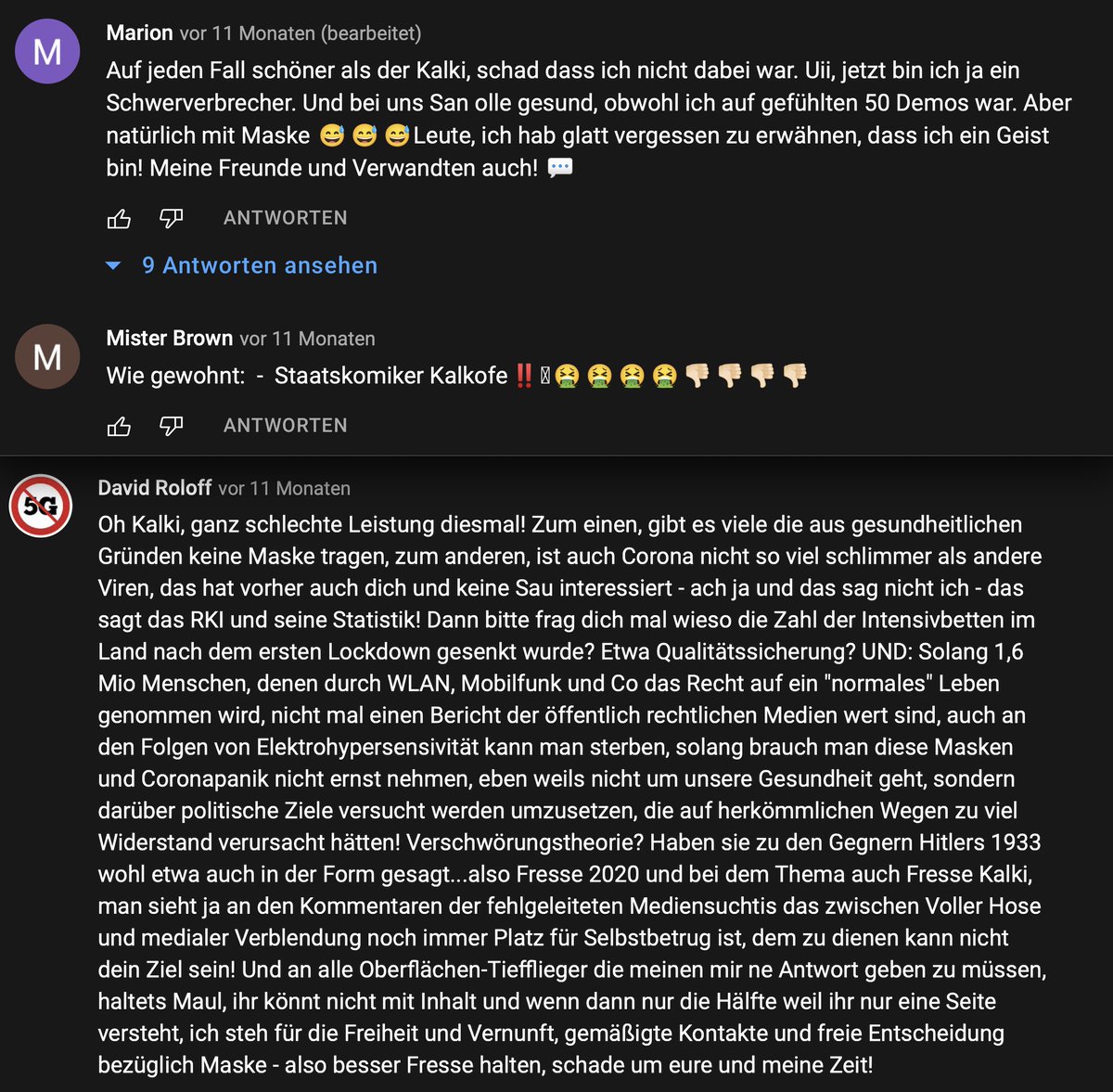 twitkalk's tweet photo. Und nur mal so aus Spaß nebenbei ein paar der Kommentare um MASKENLOS-Clip...
Mehr muss man nicht sagen.
#Mattscheibe #Maischberger #Maskenlos #FakeBrain
https://t.co/gHRDCueauq https://t.co/pQiARdiSqz
