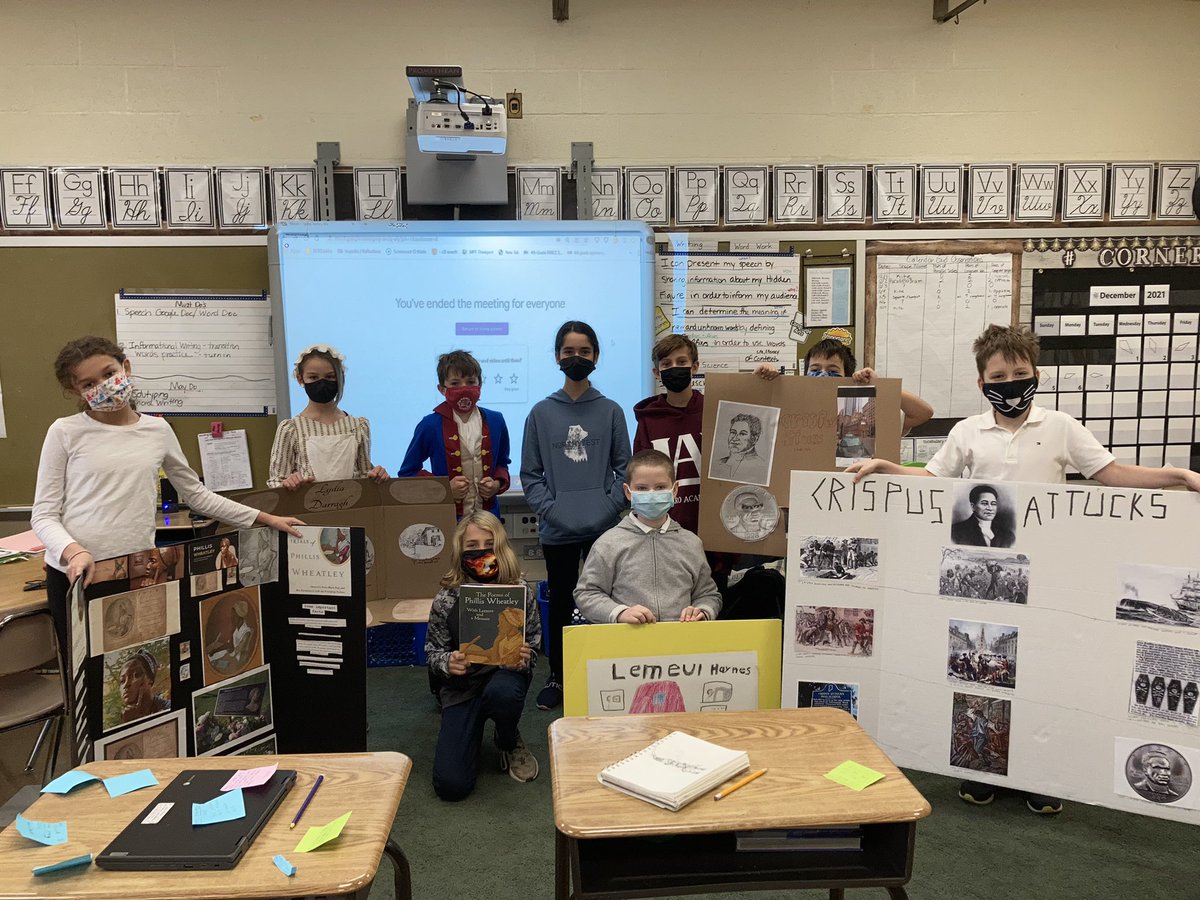 Mrs. BH's Class (@mrsbhsclass1) on Twitter photo Last day of “Hidden Figures of The Revolution” speeches and we’re inspired to continue researching multiple perspectives and sources to deepen our understanding of historical events. <a href="/missyfanshaw/">Missy Fanshaw</a> <a href="/RodgersForgeES/">Rodgers Forge</a> Last day of “Hidden Figures of The Revolution” speeches and we’re inspired to continue researching multiple perspectives and sources to deepen our understanding of historical events. <a href="/missyfanshaw/">Missy Fanshaw</a> <a href="/RodgersForgeES/">Rodgers Forge</a>