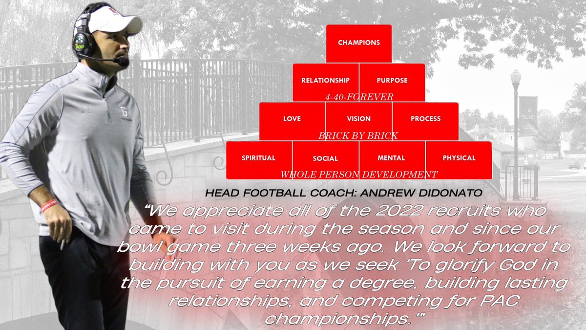 GCC_FB's tweet image. 2022 Recruits! @CoachDiDonato wanted to share a special thanks with you all! ⬇️⬇️⬇️
#ComeBuild 
Also reminder be sure to follow our staff for more updates, and information! @CoachBaney @LauneTrent @CoachDanVogt @coachkendall_ @CoachGMatthews @CoachBBrest @danpesta