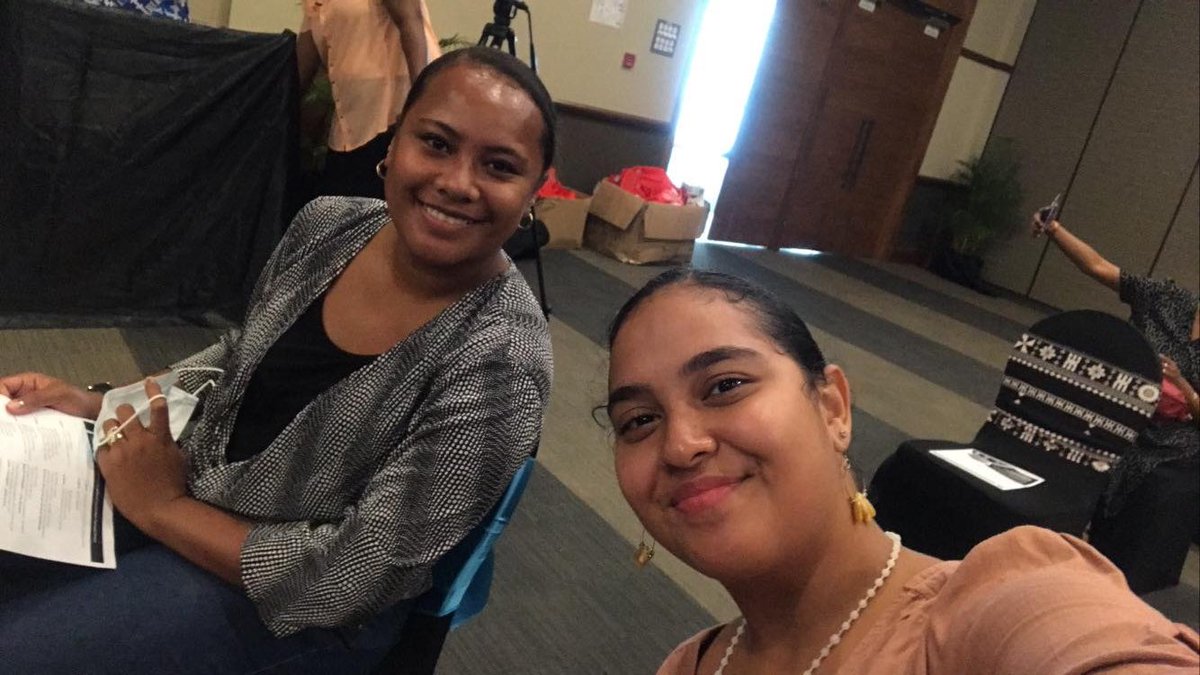 integrity_fiji's tweet photo. #GraceKonrote &amp; #ElsiePickering represent #CLCTIntegrityFIJI @FICAC_Official IACD Program.Theme of Int'l Anti-Corruption Day is,"Your right, your role: Say #NoToCorruption”. @UNDP_Pacific
 #UNPRAC &amp; #NewZealand,highlighting important role of youth in promoting #anticorruption https://t.co/2l1lcHMd29
