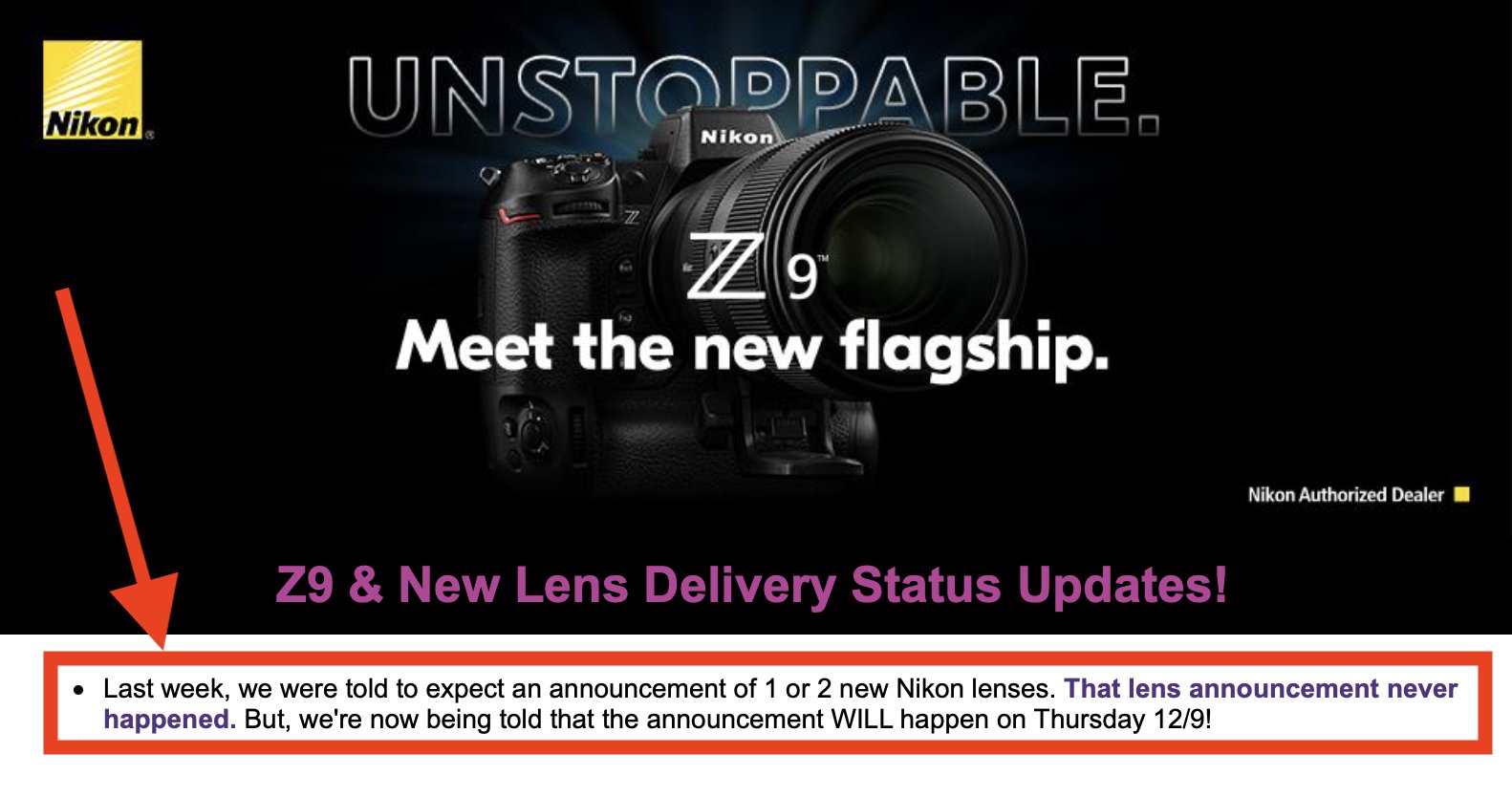 Nikon Rumors on Twitter "A Nikon dealer claims there will be a Nikon