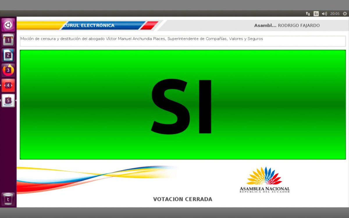 Rodrigo_Fajar12's tweet photo. #HOY| Dentro del #JuicioPolítico al #SuperintendenteDeCompañias vote SI.

Las autoridades están obligadas a cumplir todas sus competencias, no podemos permitir que se vuelva a dar un desfalco como se lo hizo con el #Isspol, buscamos que se resarza sus derechos.

#NoMásImpunidad🍊 https://t.co/8XqLzbfRjw