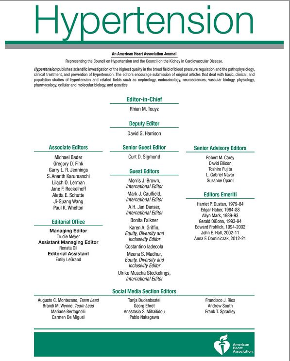 Looking forward to busy times as #AssociateEditor of @HyperAHA. Big honour and looking forward to help reviewing the best science in #hypertension and #bloodpressure @LabTouyz @garryjennings @guto_montezano @AnastasiaSMihai @brandimwynne legendary footsteps of @UofGRegiusAnna