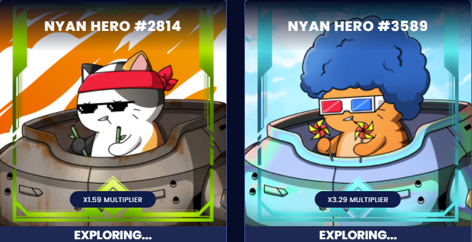 SomaPillsTV's tweet photo. Did you stake your Nyan today? Team #somafam just staked their @nyanheroes for the future. We believe in this game and look forward in being active within the community, can't wait to see more to come out from the Nyan Heroes Community. π§‘π https://t.co/HI65cejg91