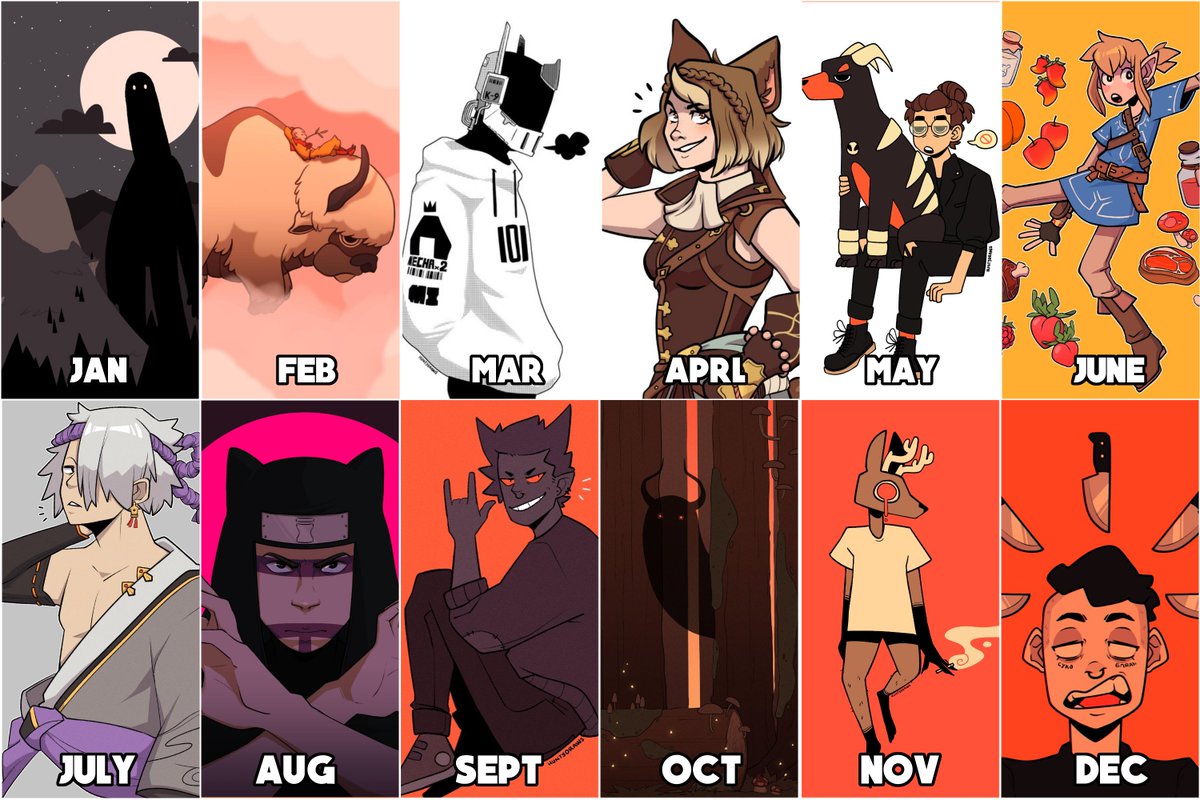 17 / 18 / 19 / 20 for comparison! I love making these to be able to look back and see the progress I've made 