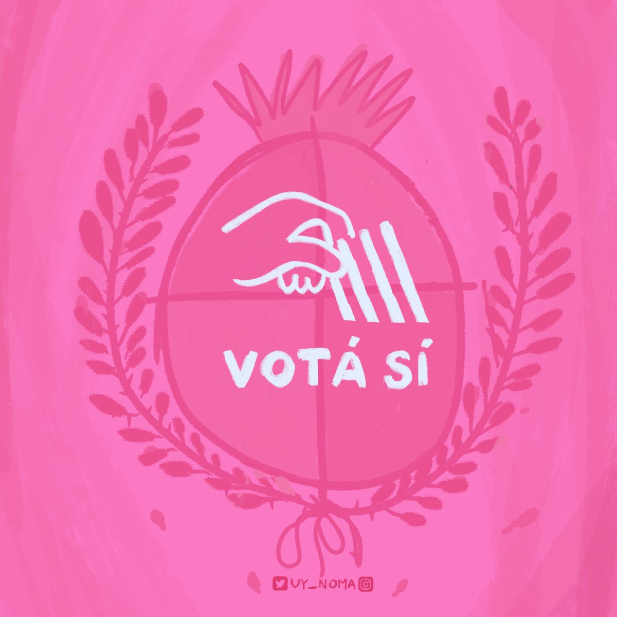 UyNomaColectivo's tweet photo. #VotaSi
#PapeletaRosada https://t.co/4A9h3FFX4v
