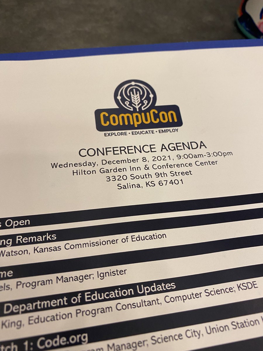 jennasaurustech's tweet photo. Had a great time at #CompuCon2021 today!!!! I loved representing k-5 educators on my panel talking about #CS4KS
It was a great opportunity to network, gain resources and chat with like minded Kansans! Can’t wait to see all of the awesome #CS opportunities coming our way! https://t.co/gKj4wSVXbq