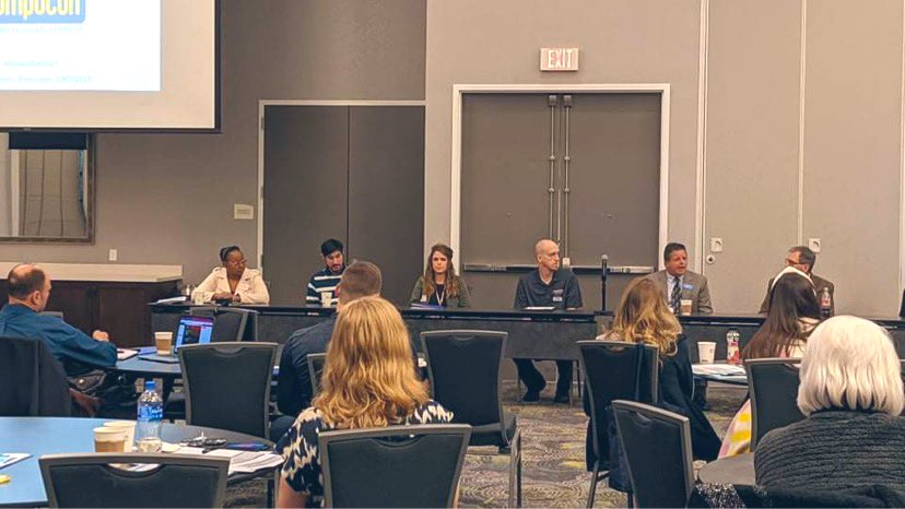 jennasaurustech's tweet photo. Had a great time at #CompuCon2021 today!!!! I loved representing k-5 educators on my panel talking about #CS4KS
It was a great opportunity to network, gain resources and chat with like minded Kansans! Can’t wait to see all of the awesome #CS opportunities coming our way! https://t.co/gKj4wSVXbq