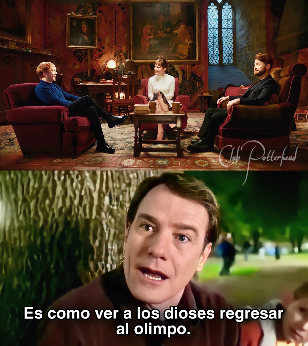 ClubPotterhead's tweet photo. ¿De qué estarían hablando? https://t.co/MQeFZSYqPY