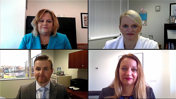 CleClinicExecEd's tweet photo. Session 6 of our #Nurse Executive Leadership Symposium is now live! Join our host Kris Adams as she engages in a discussion around Nursing #Leadership in a Post Covid World. Kris is joined by Meredith Foxx, Barb Zinner, Carol Pehotsky, and Matt Slife. https://t.co/jNAFYvKG2t