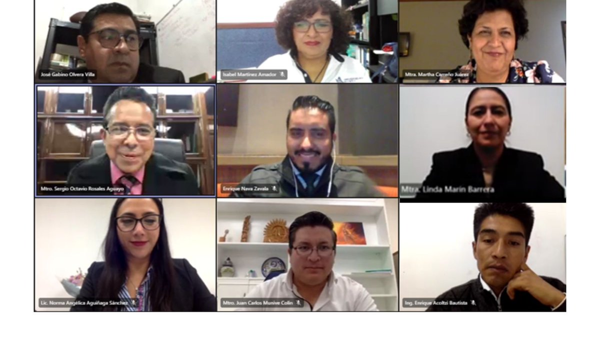web_itapizaco's tweet photo. Autoridades Institucionales y el Comité de Evaluación del Consejo de Acreditación de Ciencias Administrativas, Contables y Afines (#CACECA), en la reunión de cierre de la Visita Virtual para la Re-acreditación del programa de Ingeniería en Gestión Empresarial. https://t.co/pQrdKC3rTv