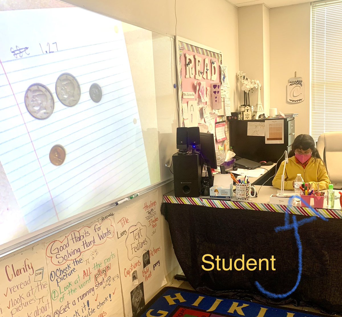 MrsCaravetta's tweet photo. 2nd grade students practicing their money skills! 👏 https://t.co/M4VtgI8vo3