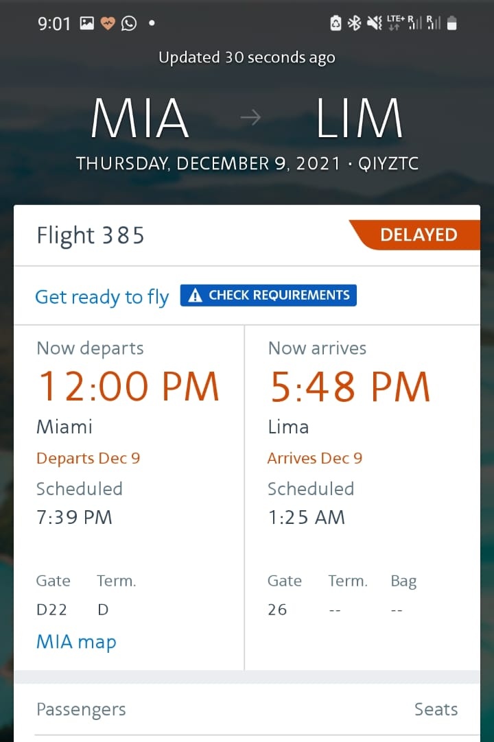 rosamariadefa's tweet photo. @AmericanAir  What kind of service do you have ?! # FlightAA385 delayed for 16 hours !!! Your staff say they don't know anything about the flight, what kind of service you have! @IndecopiOficial @AmericanPTFS @americanairlines https://t.co/JdtHjQO1sD