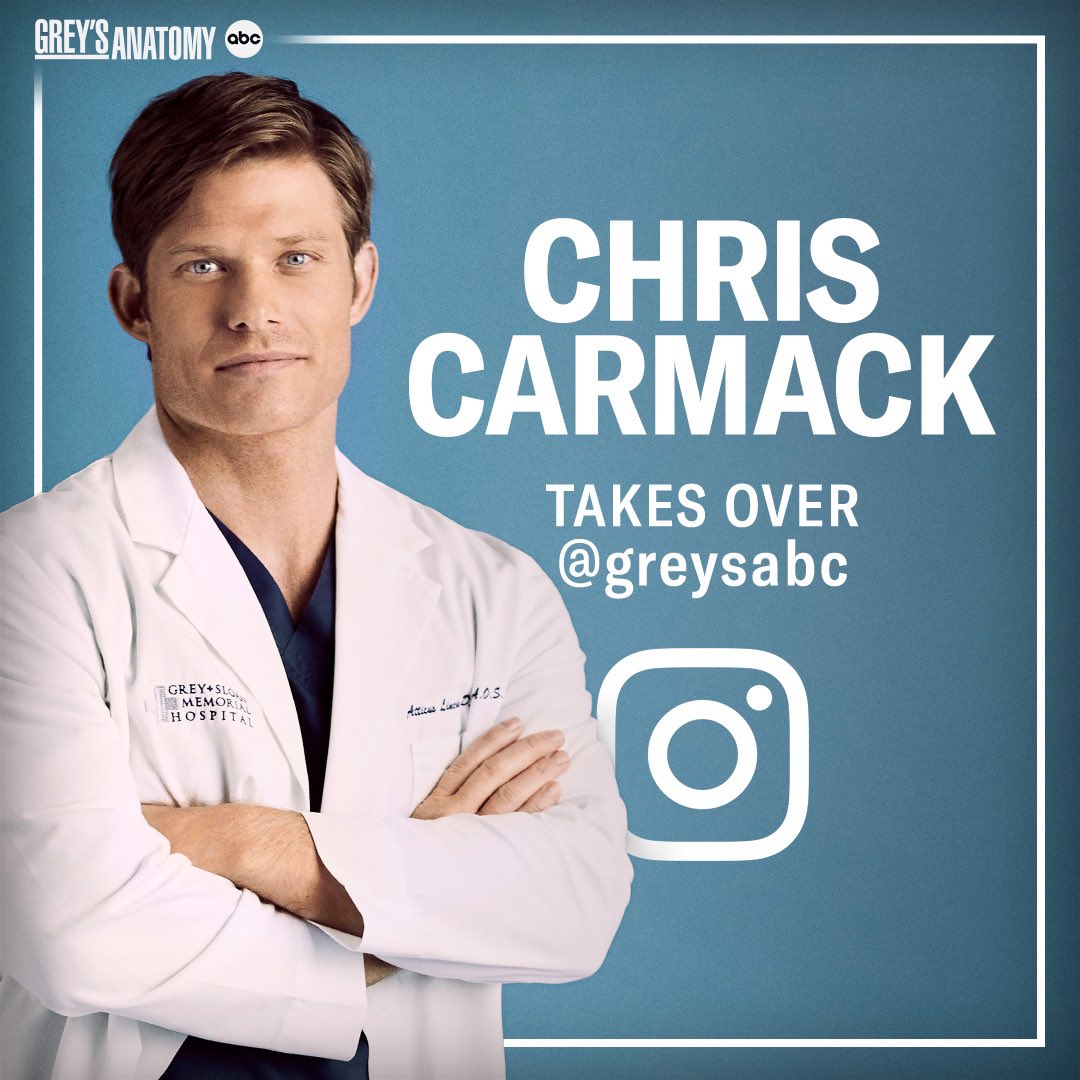 Join me on Grey’s anatomy Instagram for a take over tomorrow.  I’ll be in set filming, taking pics, and having fun!  Oh and new episode of <a href="/GreysABC/">Grey's Anatomy</a> tomorrow night!