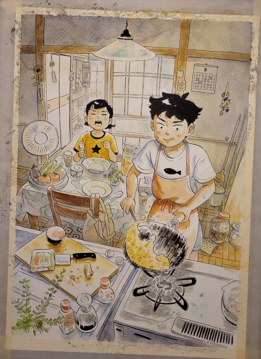 「ひらやすみ2集いよいよ明日発売!
カバー絵のプロセスを公開～
いつもこんな感じで」|真造圭伍　最新ひらやすみ5集3月30日頃発売！のイラスト