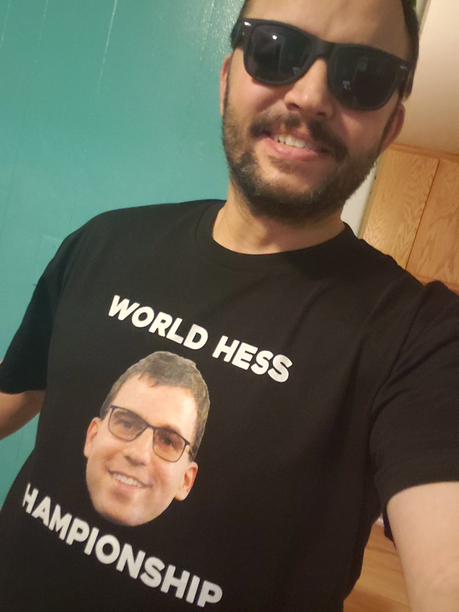 I may never be a World Chess Champion... But I will ALWAYS be a World Hess Hampion! <a href="/DanielRensch/">Daniel Rensch</a> <a href="/chesscom/">Chess.com</a> <a href="/GM_Hess/">Robert Hess</a> #chesspunks