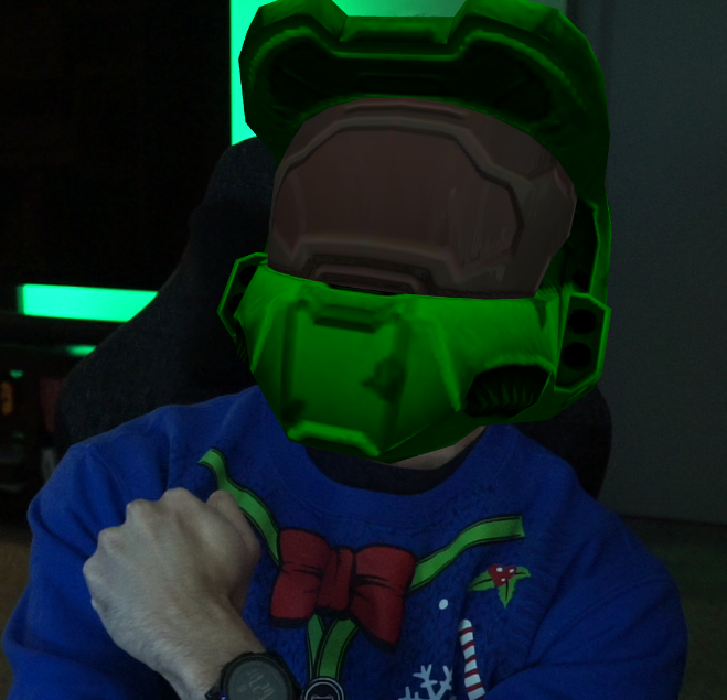 TheShigaMonster's tweet photo. Ever wondered what Master Chief would look like in an ugly Xmas sweater? ...well, I'm sure he'd look better than this. But I'm ready to get into that #HaloInfinite campaign! https://t.co/lB8xcfZr18 https://t.co/sgdcQwDP0o