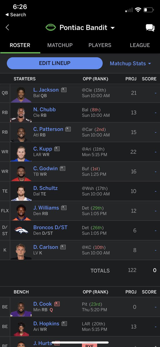 m__petes's tweet photo. @FantasyAdvice99 First place heading into the playoffs https://t.co/Lf0UydZUtr