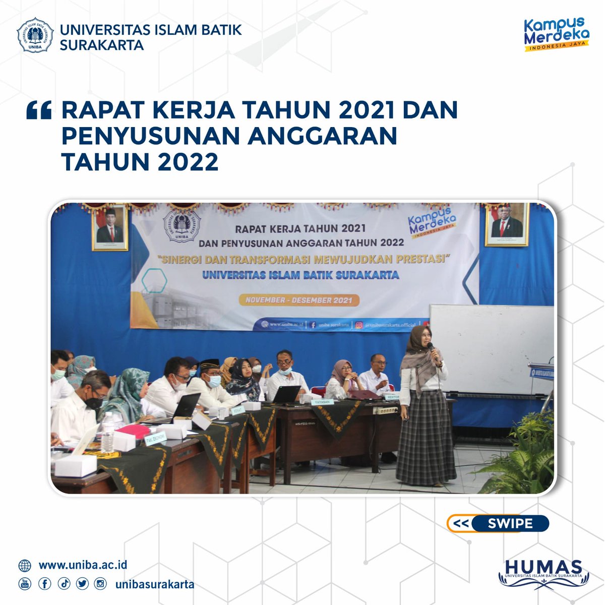 UIBSurakarta's tweet photo. Rapat Kerja Tahun 2021 Dan Penyusunan Anggaran Tahun 2022. 

#unibasurakarta #universitasislambatiksurakarta #fakultas #ekonomi #akuntansi #manajemen #agribisnis #agroteknologi #peternakan #hukum #tekniksipil #teknikindustri #kampus https://t.co/PYaBOeeZu2