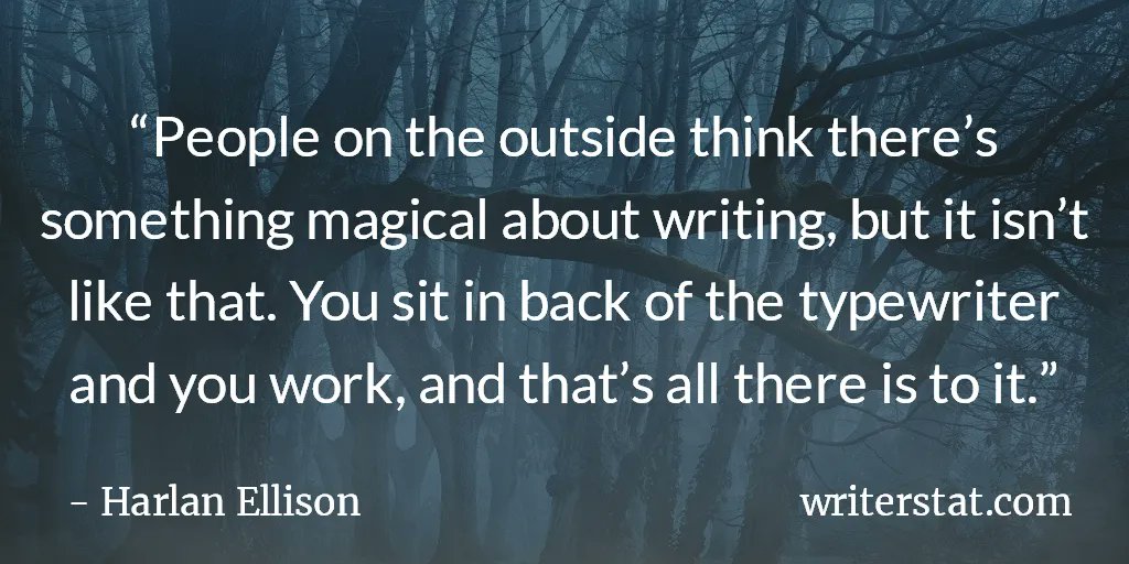 WrtrStat's tweet image. Writing feels different every single day. Some days you roll. Some you sit and wait, for each word to finally come out. As a writer, each day you write you are one step closer to being done. #amwriting Keep Writing.
