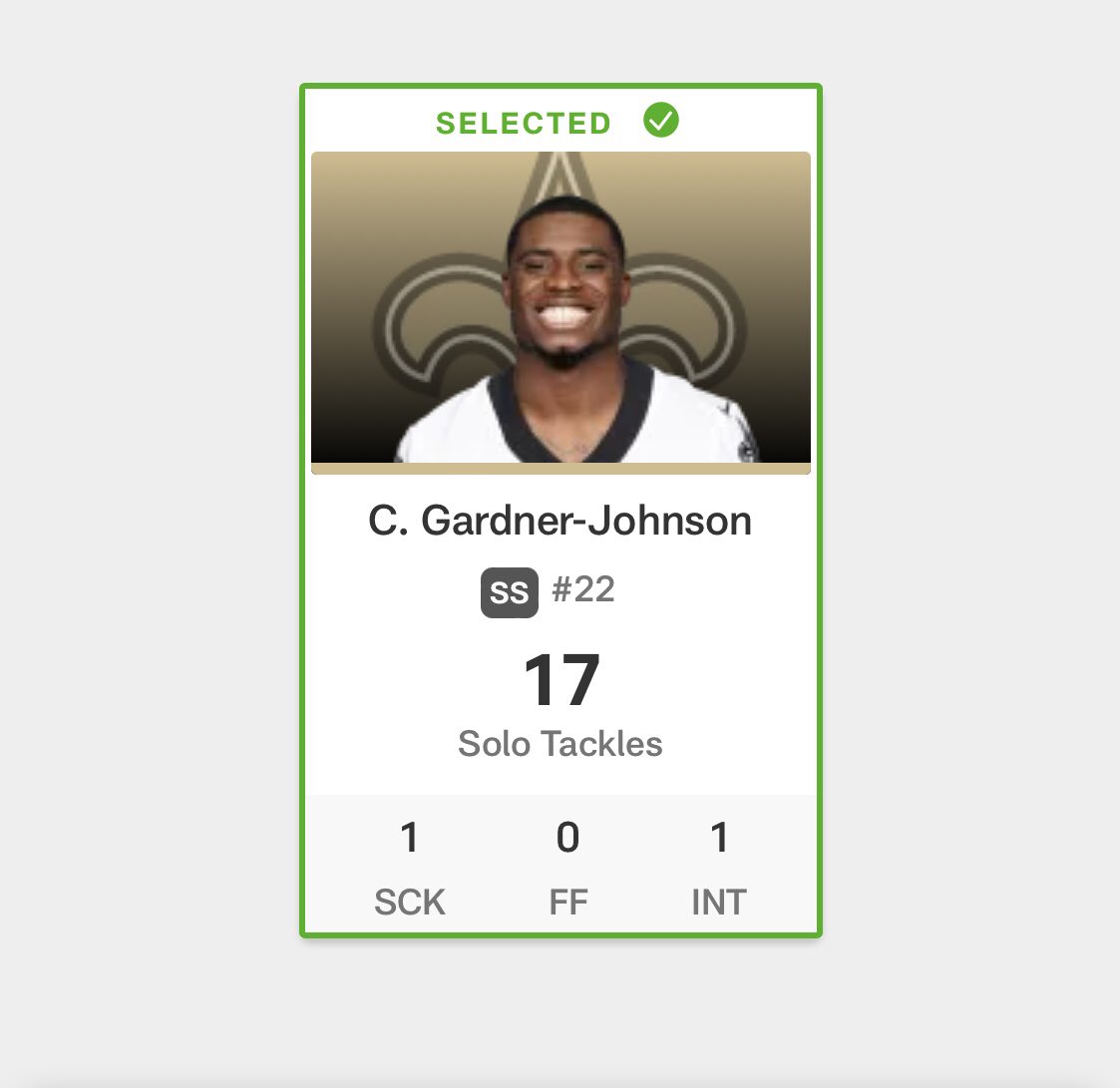 kingsportsent's tweet photo. #ProBowlVote + @CGJXXIII 

Each retweet counts as 1 vote until December 16. Let’s run it up!! #WhoDat https://t.co/0fPMUcjdtE