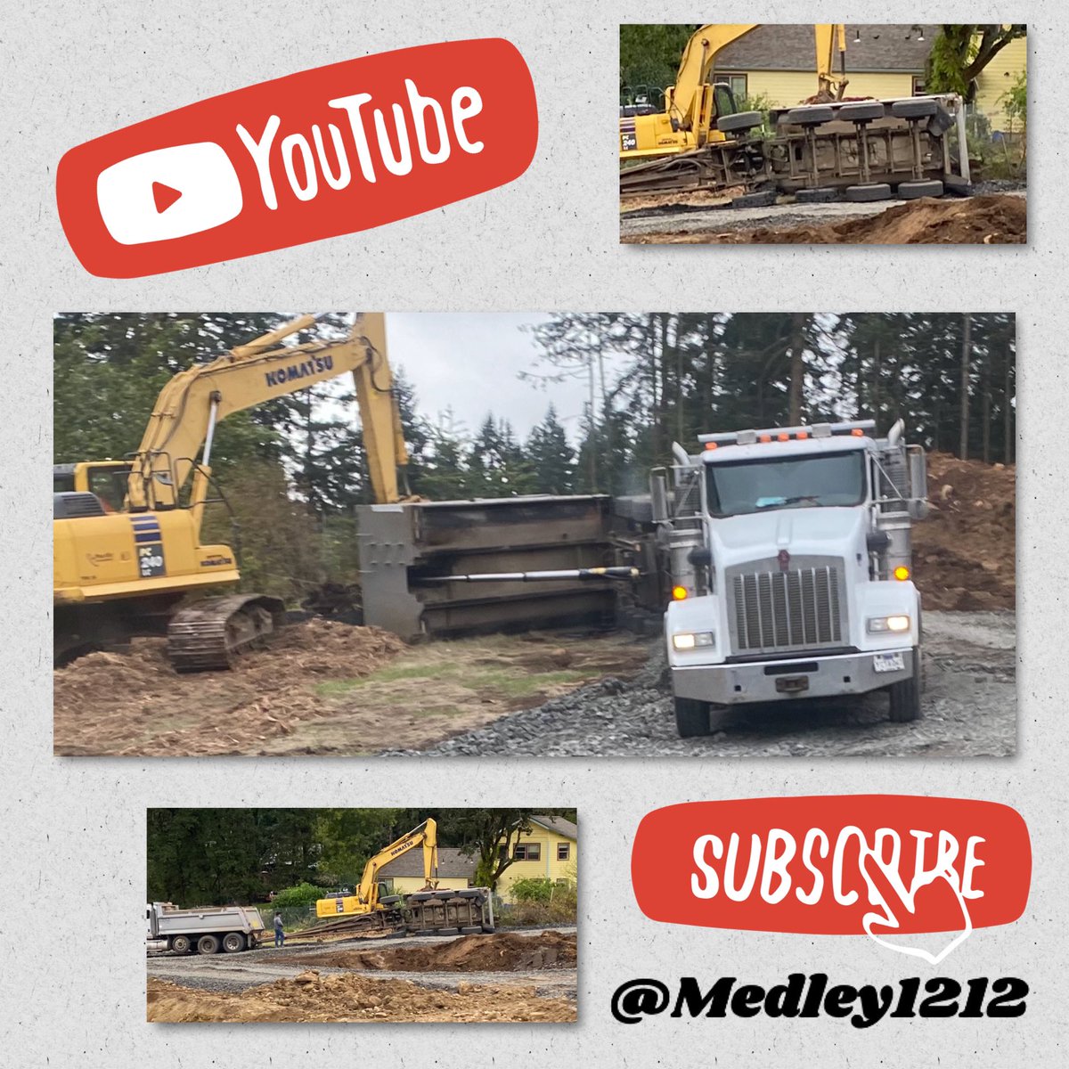 medley1212's tweet photo. Good Afternoon Everyone 🚛🚚🚜🛻  #Humpday Check out this weeks NEW episode of Trucking the Great Northwest Season 8 #construction 🚧🚜 #view4view 200 subscribers away from #Goal 1k subscribers #views4views #sub4sub

https://t.co/xhWDRgzIOH

Thank you for the views!! https://t.co/GNWMb0dtEN