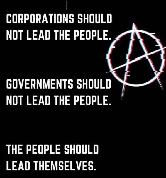 AnarchyorDeath1's tweet photo. There's no rule like self rule.
#NoMasters
#NoRulers
#SelfRule
#SelfOwnership
#Libertarian
#LibSoc
#Anarchy
#Anarchist
#Anarchism https://t.co/nVFU69ngUE