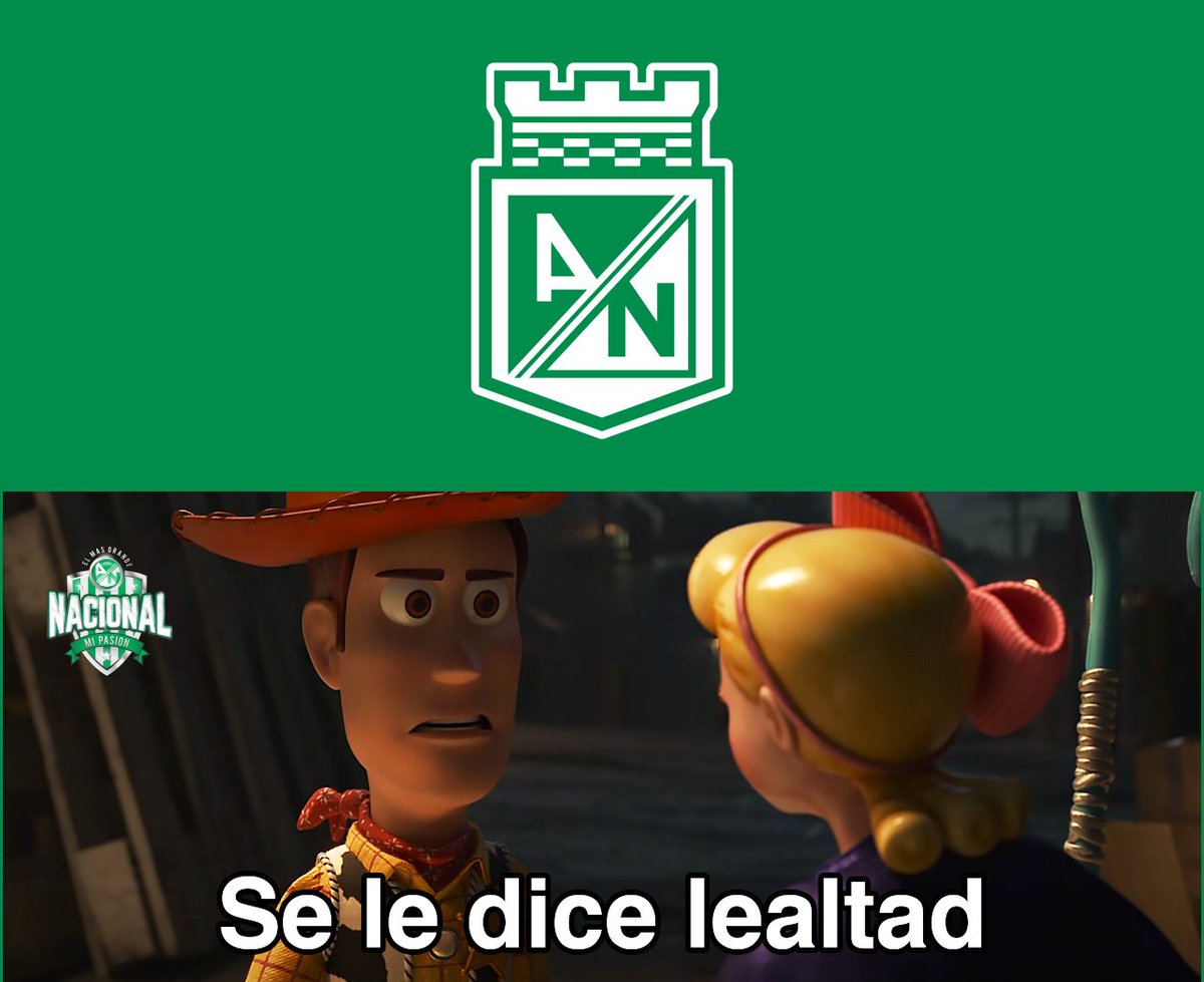 ─ ¿Por qué aún sigues apoyando a Nacional si quedó eliminado?
─ :