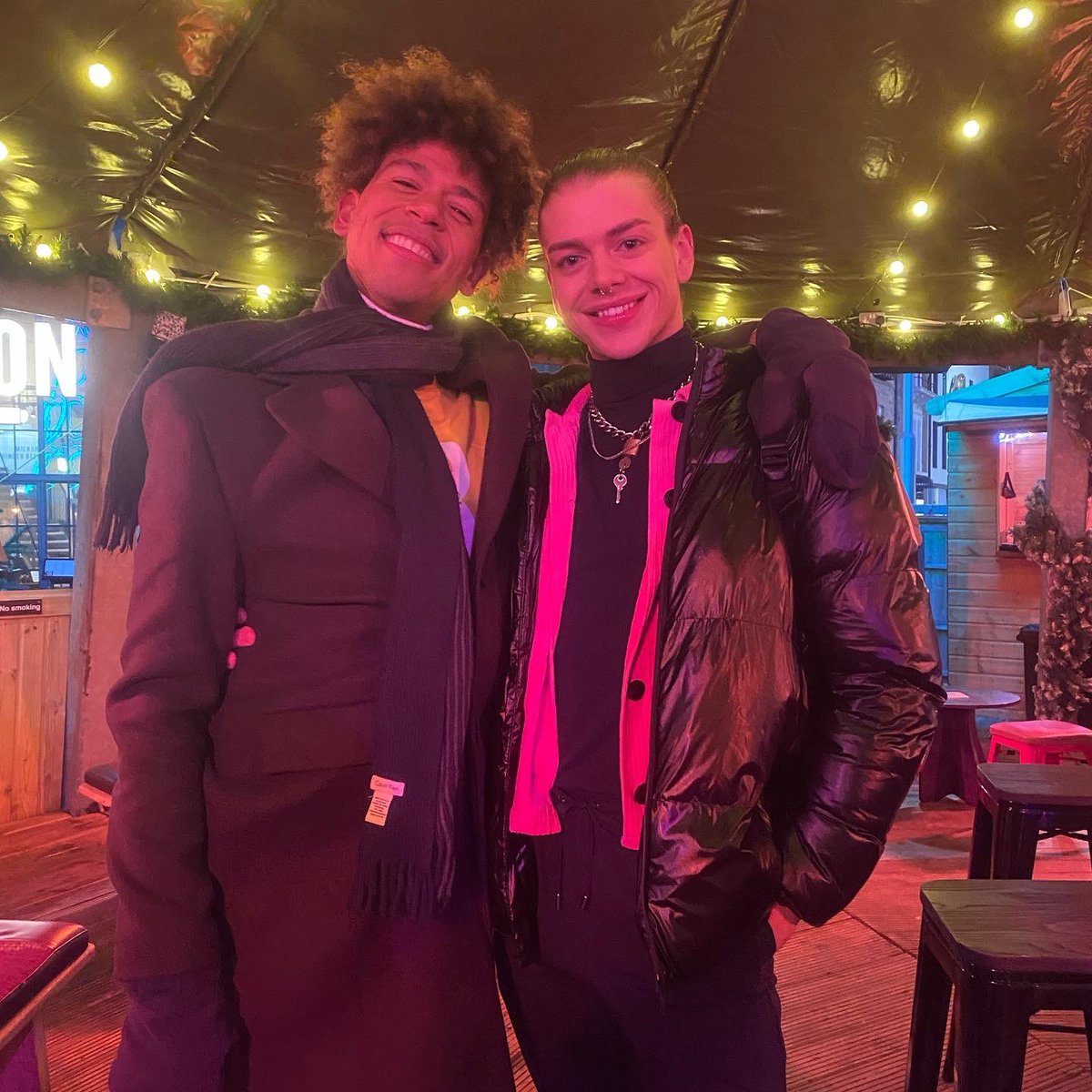 Had the best time with my favourite Americans on Tuesday 🤍✨ Missing them already 😭 Working with them is always a pleasure &amp; dancing for <a href="/WeAre8Official/">WeAre8</a> was an amazing time 💛⭐️