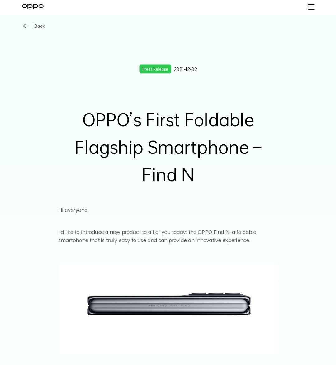 TechKard's tweet photo. Si it's officially confirmed that the OPPO FIND N flagship foldable smartphone will launch on 15th December during OPPO INNO DAY 2021.
#OPPO #OPPOINNODAY2021 #oppofold #oppofindN https://t.co/CHk5hiBFOD