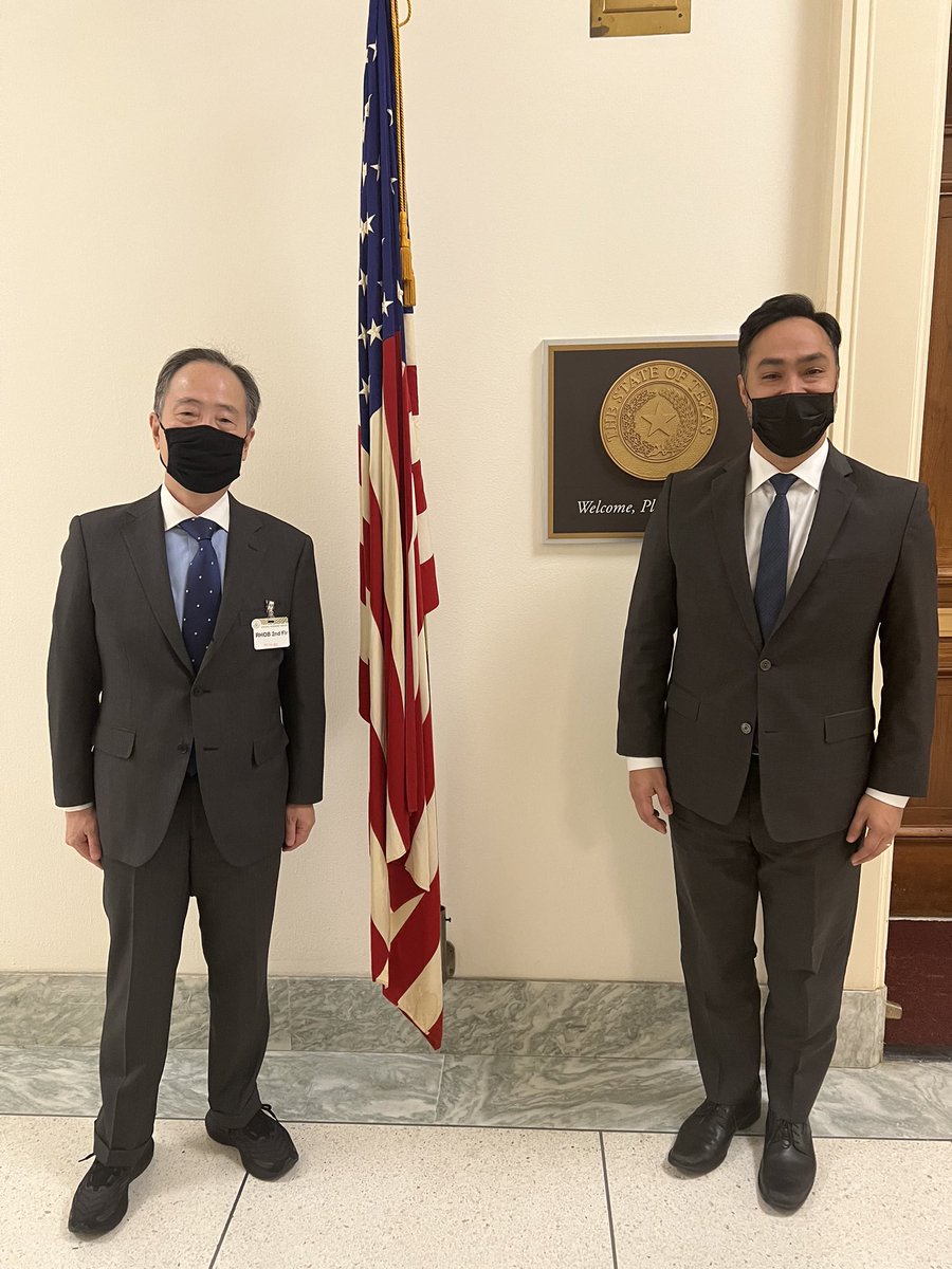 I met with Japan Amb. Tomita, @JapanEmbDC, to discuss the many areas of cooperation between our two nations — including security, economics, and the #COVID19 pandemic. As co-founder of the @USJapanCaucus, I look forward to continued engagement between the US Congress and Japan.