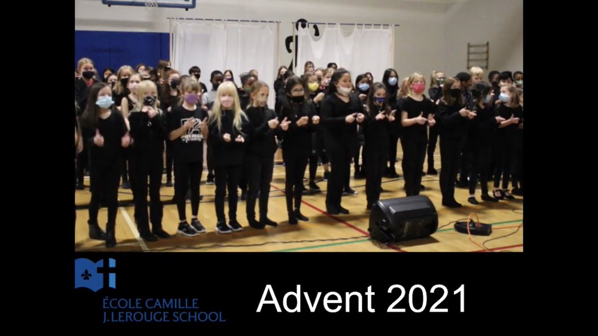 MlleSheppard's tweet photo. My choir kiddos sang beautifully this afternoon at our school Advent celebration. They were were brave and courageous as they sang for the first time publicly and I couldn’t be more proud! #choir #rdcrs #adventcelebration https://t.co/jRqdBlTBlc
